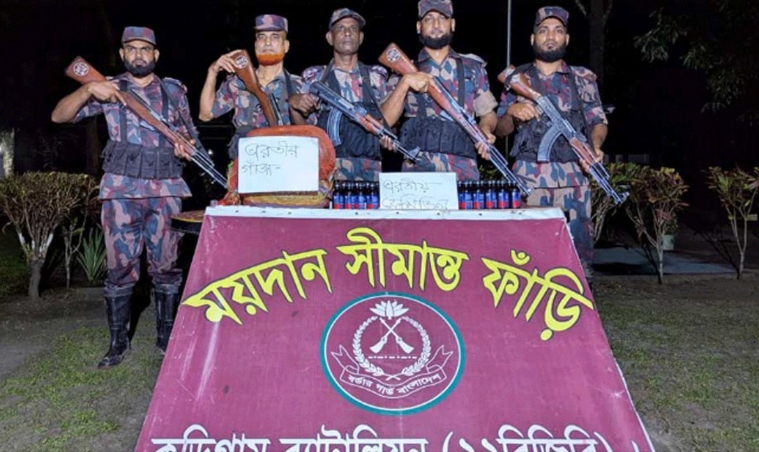 সীমান্ত এলাকা থেকে একমাসে ২ কোটি টাকার ভারতীয় পণ্য জব্দ